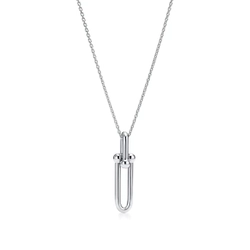 Подвеска из серебра, Tiffany💠 Elongated link