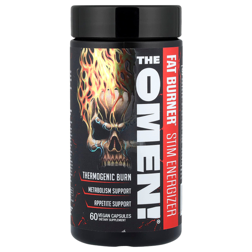 JNX Sports, The Omen!®, сжигатель жира, 60 растительных капсул