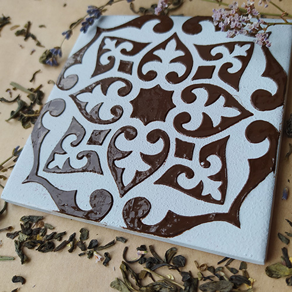 Текстурная паста акриловая моделирующая «Тёмный шоколад»