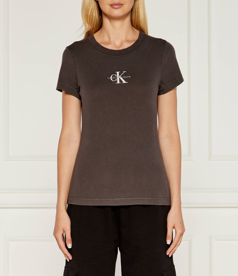 Футболка CALVIN KLEIN JEANS - пепельный(J20J223556)
