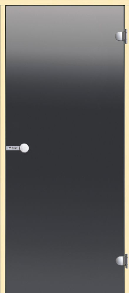 HARVIA Двери стеклянные 8/19 коробка осина, серая D81902H