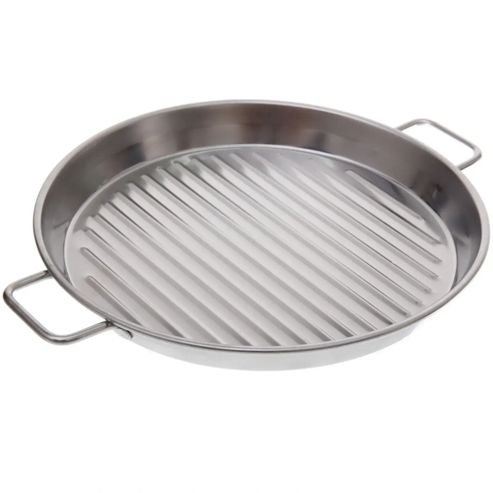 Тарелка 23см с ручками, гриль