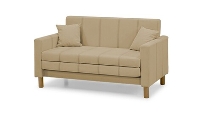 Диван Уют Лайт Velutto 02 140*84*82 см, бежевый Велютто Выкатной Фиеста