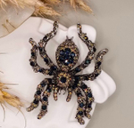 Брошь"Паук" со стразами.