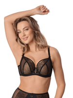 Бюстгальтер Roxane с вышивкой люрексом (Размер: 75F) (Цвет: черный)
