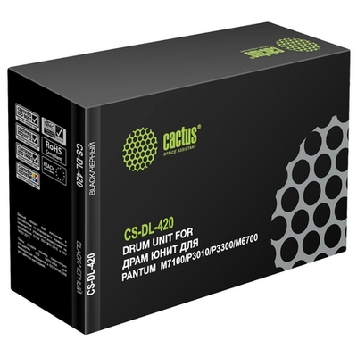 Фотобарабан Блок фотобарабана Cactus CS-DL-420 DL-420/DL-420P черный ч/б:30000стр. для M6700D/DW/M6800FDW/M7100DN/DW/M7102DN/M7103DN/M7107DN/DW/M7200FD/FDN/FDW/M7300FDN/FDW/M7302FDN/FDW/M7310DN/DW/P3010D/DW/P3020
