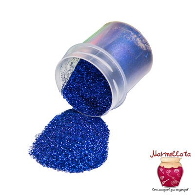 Блестки декоративные (Глиттер) синий, 10 г.