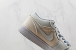 Jordan 1 Low Canvas Grey Cream