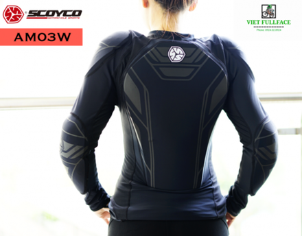 черепаха женская Scoyco AM03W чёрная 2XL