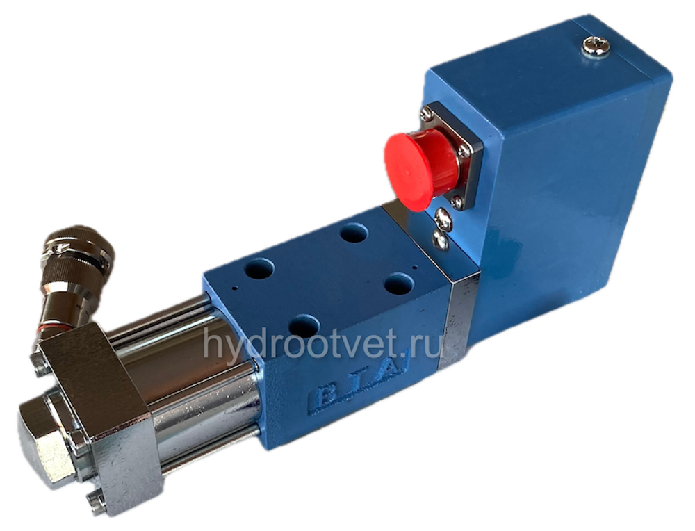 MOOG D633 аналог - SFZ141 - Сервоклапан Ду6 прямого управления типа прямой электропривод с Z = прямое управление сервозолотником, притычная поверхность по ISO 4401-03 (аналог Duplomatic DXJ3). Со встроенной электроникой