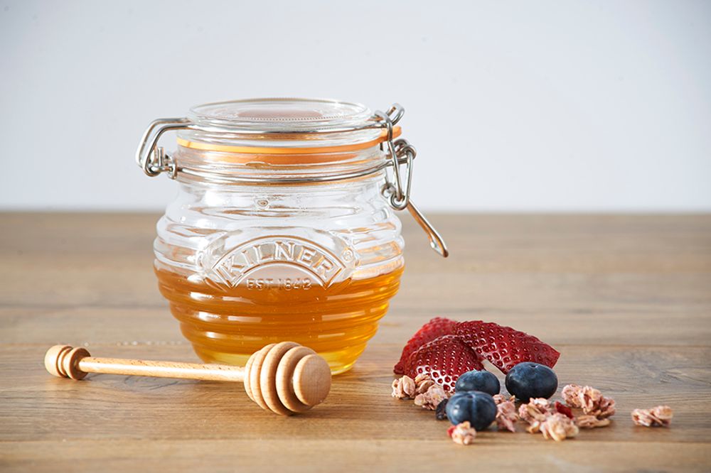 Банка Clip Top с ложкой для мёда 400 мл