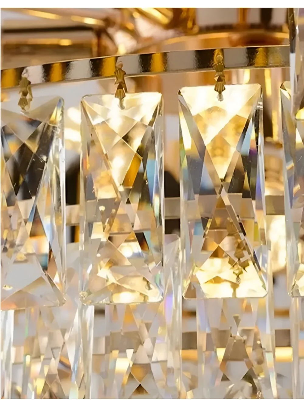 Люстра подвесная Lanbos, 5 ламп Е14, 200 Вт, до 12 кв м, черная+золото