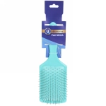 Расческа массажная «Valeria», прямоугольная, цвет бирюзовый, 24*8 22,5*7см (блистер Ultramarine)