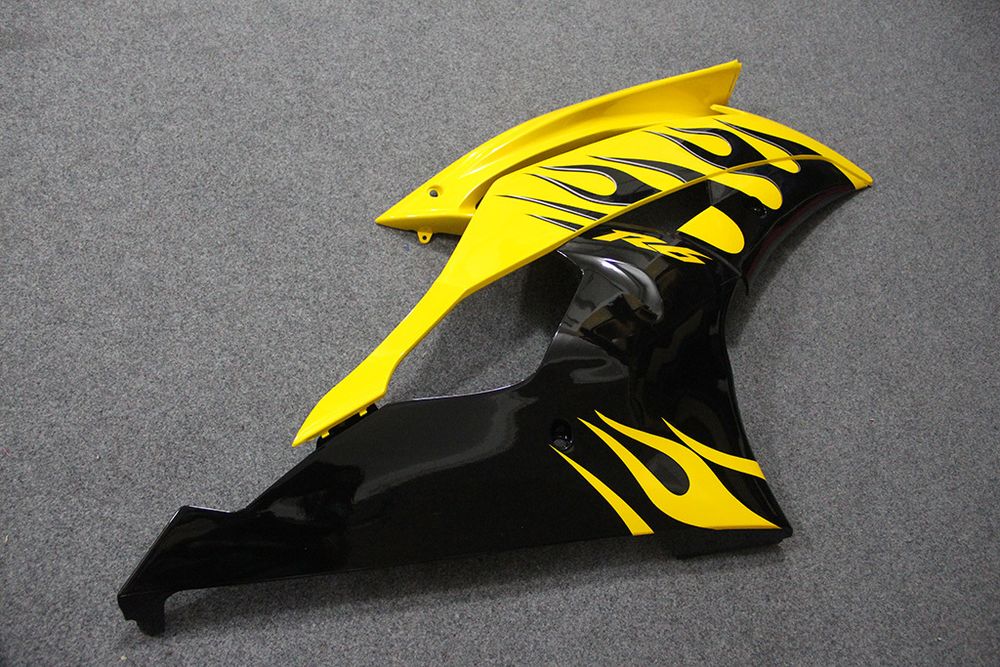 Комплект пластика для мотоцикла Yamaha YZF-R6 08-15 Черно-Желтый
