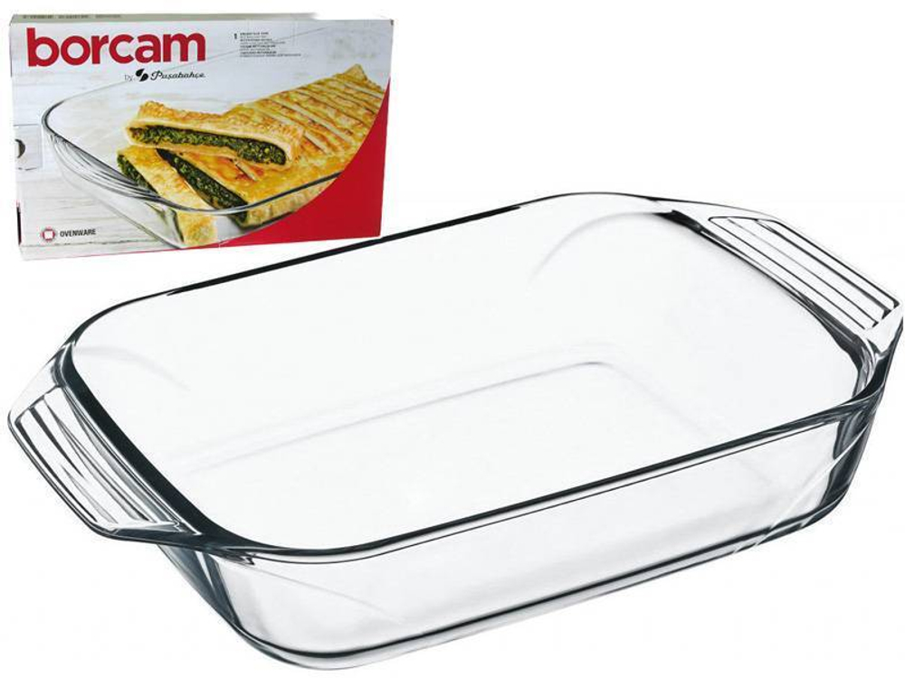 Форма жаропрочная 3,8л прямоугольная 400*250*60мм "Borcam"