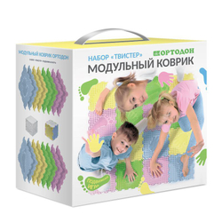 Массажный коврик - Ортодон - «Твистер» набор (16 пазлов)