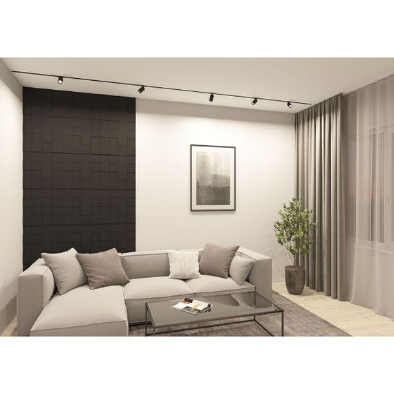 Трековый светильник Denkirs Solid Tube DK6201-BK