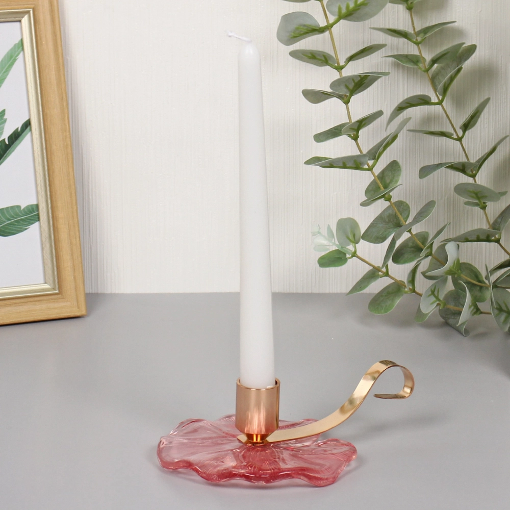 Подсвечник «Нежность» 15*12*5,8 см, Розовый