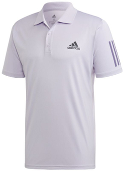 Мужское теннисное поло Adidas Club 3-Stripes Polo - purple tint/grey six