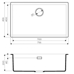 Кухонная мойка Omoikiri Yamakawa 75-U/I-GB