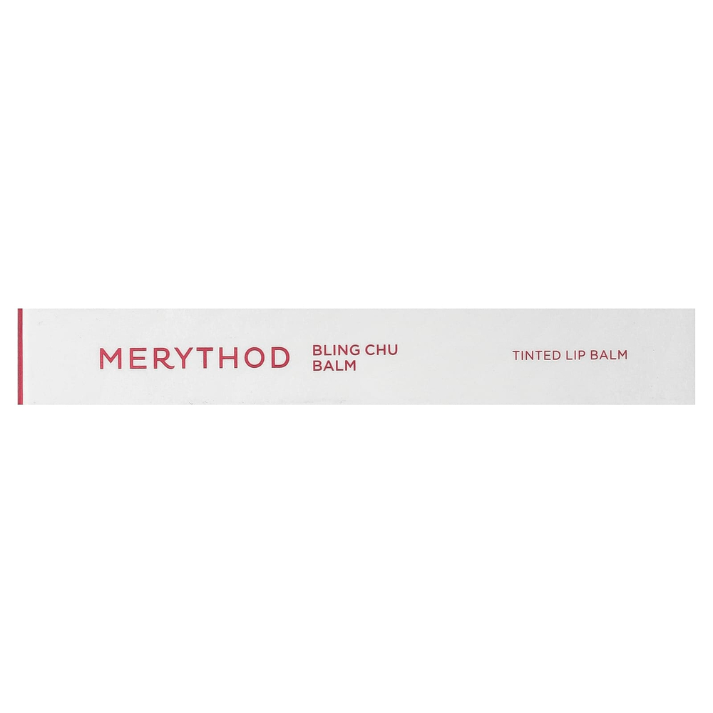 Merythod, Bling Chu, оттеночный бальзам для губ, оттенок 03 розовый, 3,3 г (0,12 унции)