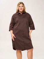 Платье-рубашка с карманами