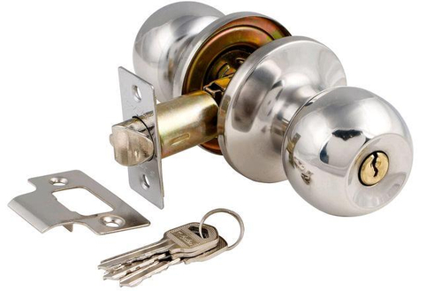 Защелка-Комплект  S-Locked 6072-01  CP круглая ключ/фиксатор ХРОМ /115265