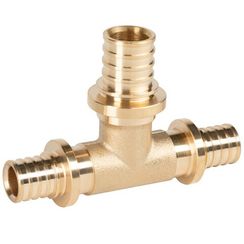 Тройник Royal Thermo ritable аксиальный переходной, латунь, 25-20-25