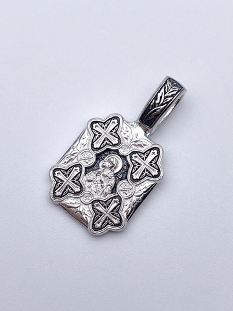 Крест из серебра/Частичное чернение