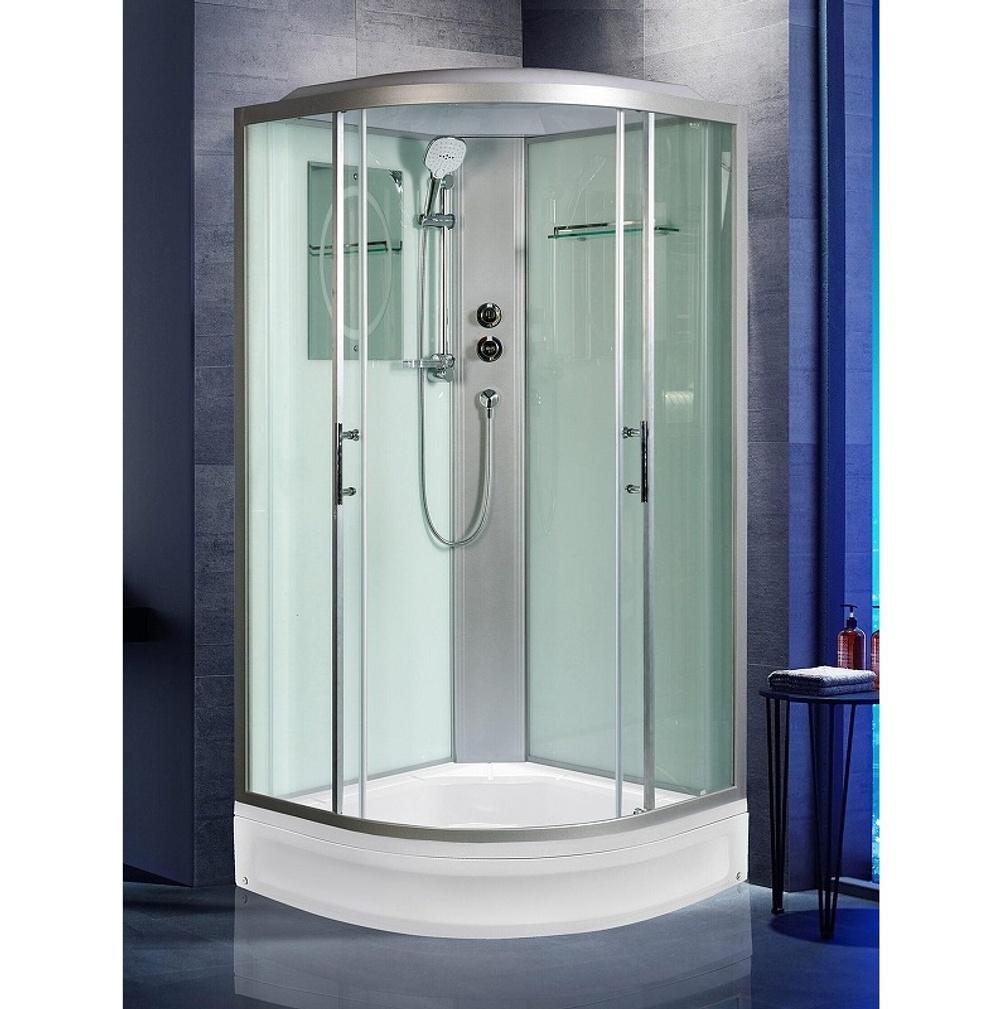 Душевая кабина WeltWasser (ВельтВассер) Werra XL 1002, со средним поддоном, 100x100x226