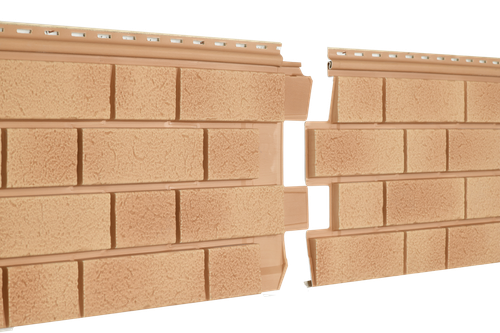 Фасадные панели Стоун Хаус S-Lock Балтик Светлая Медь под кирпич