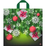 Пакет ПЭ с петлевой ручкой 44+6см(Подарки в елках) НГ Тико (х50)