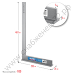 ЗУБР 400 х 230 мм, слесарный угольник, Профессионал (3465-40)