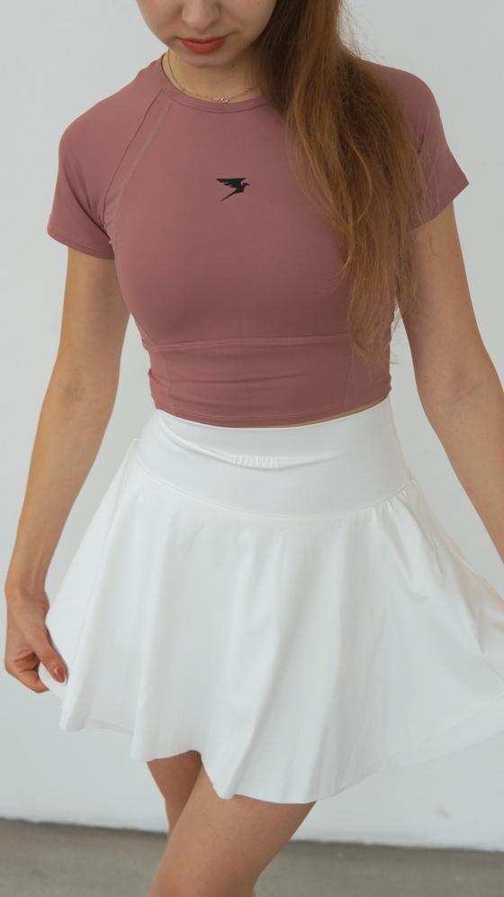 ФУТБОЛКА ОБЛЕГАЮЩАЯ LUCK (пудровый)