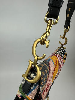 Сумка Christian Dior Canvas Saddle Bag