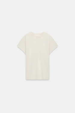 ZARA ФУТБОЛКА INTERLOCK С ЯПОНСКИМИ РУКАВАМИ, ПЕСОЧНЫЙ