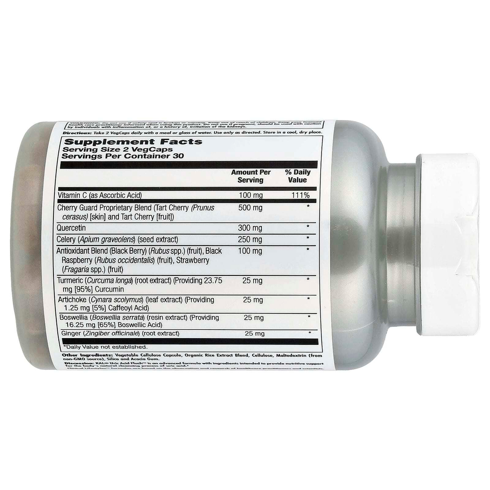 KAL, Uric Acid Flush™, 60 растительных капсул