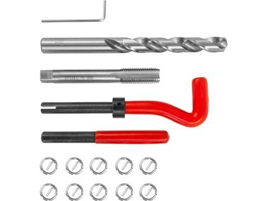 TRIS12175 Набор для восстановления резьбы M12x1.75, 15 предметов