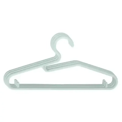 Комплект вешалок для детской одежды, 3 шт, размер 34 см, зеленый