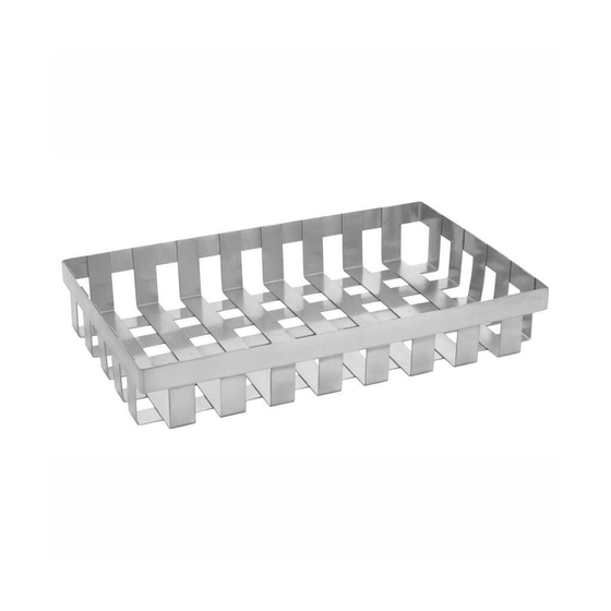 Корзинка поднос для подачи 34*21,5*6 см нерж. P.L. Hotelware