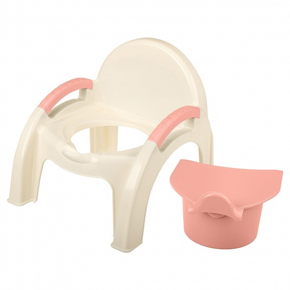 Горшок-стульчик Пластишка светло-розовый Арт. 431326733