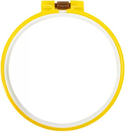 Пяльцы  "Gamma"  d 210 мм, пластик, круглые, цв.синий/желтый