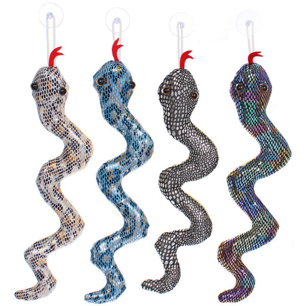 Мягкая игрушка «Змея» Переливы 29 см, микс