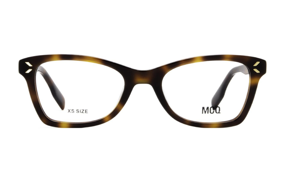 McQ Alexander McQueen Square Functional Glasses Unisex Brown