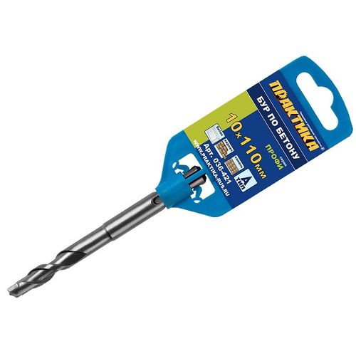 Бур по бетону SDS-plus 10х50/110 мм серия Профи ПРАКТИКА