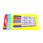 Маркер перманентный Basir, 12 мм, пулевидный наконечник 2 мм, 6 шт, разноцветные