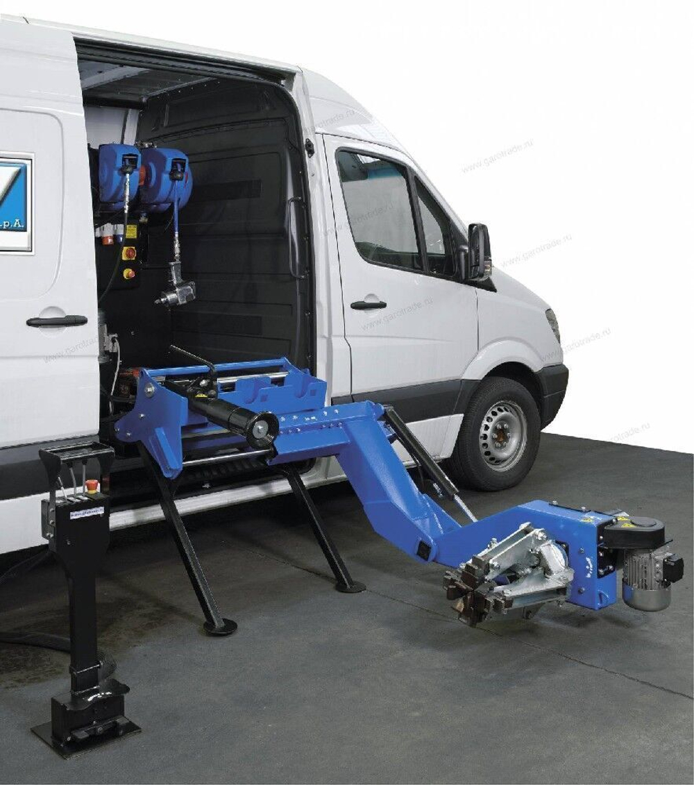 Мобильный шиномонтажный станок до 27 дюймов Для колёс грузовых автомобилей и автобусов S561Giuliano