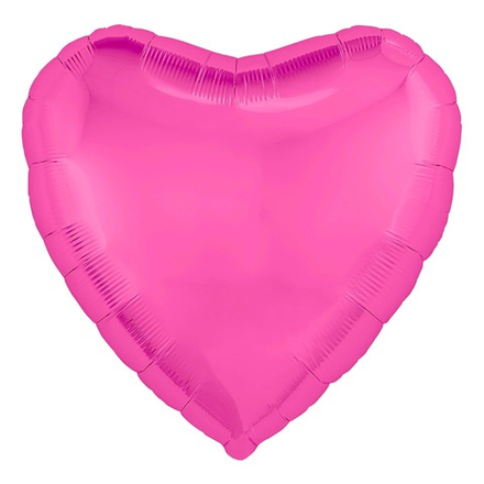 Аг 30"/75 см, Сердце, Розовый пион, 1 шт. (В упаковке)