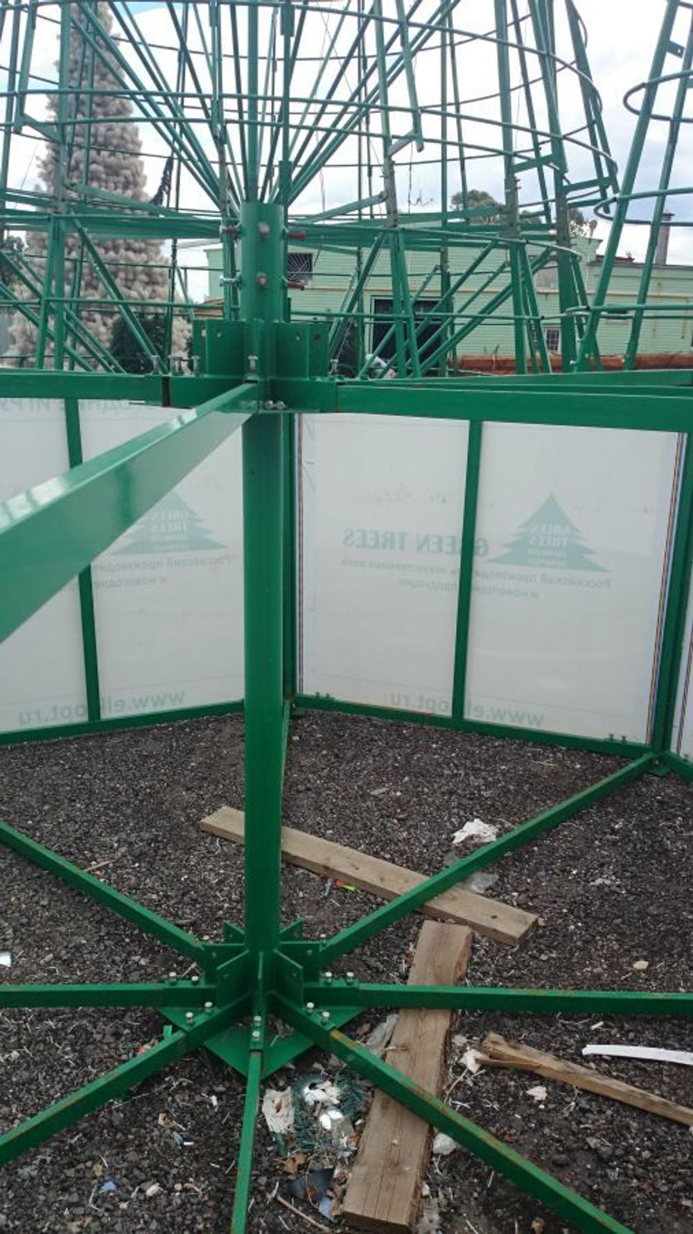 Подиум для Каркасной уличной искусственной елки «Евро-2»