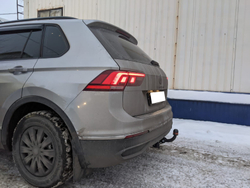 Фаркоп Трейлер 9151 на Volkswagen Tiguan (4WD) 2007-2016 г. 2016-г.(паспорт и сертификат в комплекте)(без электрики)